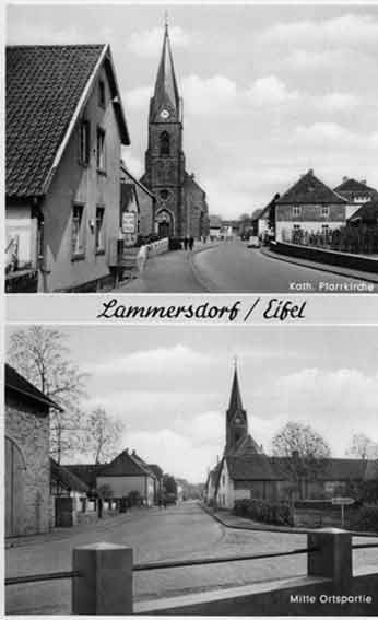 Lammersdorf Ortsmitte ca 1950