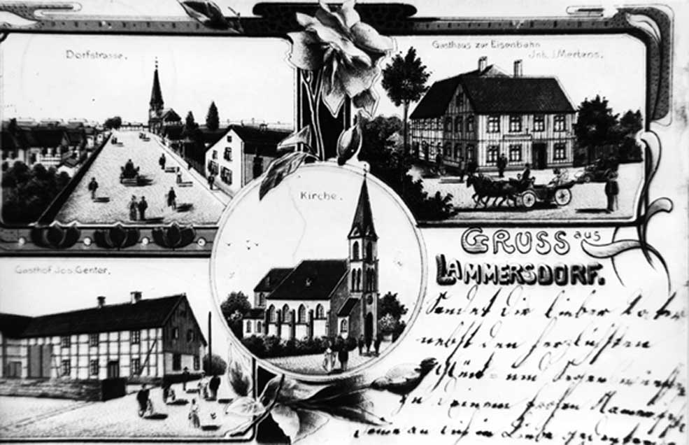 Lammersdorf, um 1910