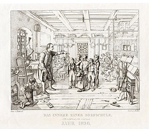 Volksschulunterricht  1836